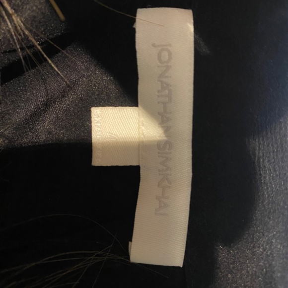 Jonathan Simkhai Black and Blue lace Midi Skirt - Picture 5 of 9